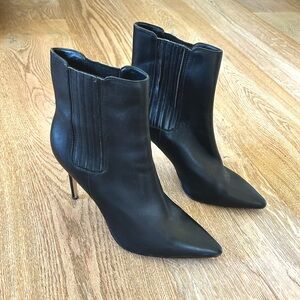 SAKS FIFTH AVENUE Leather Ankle Boots